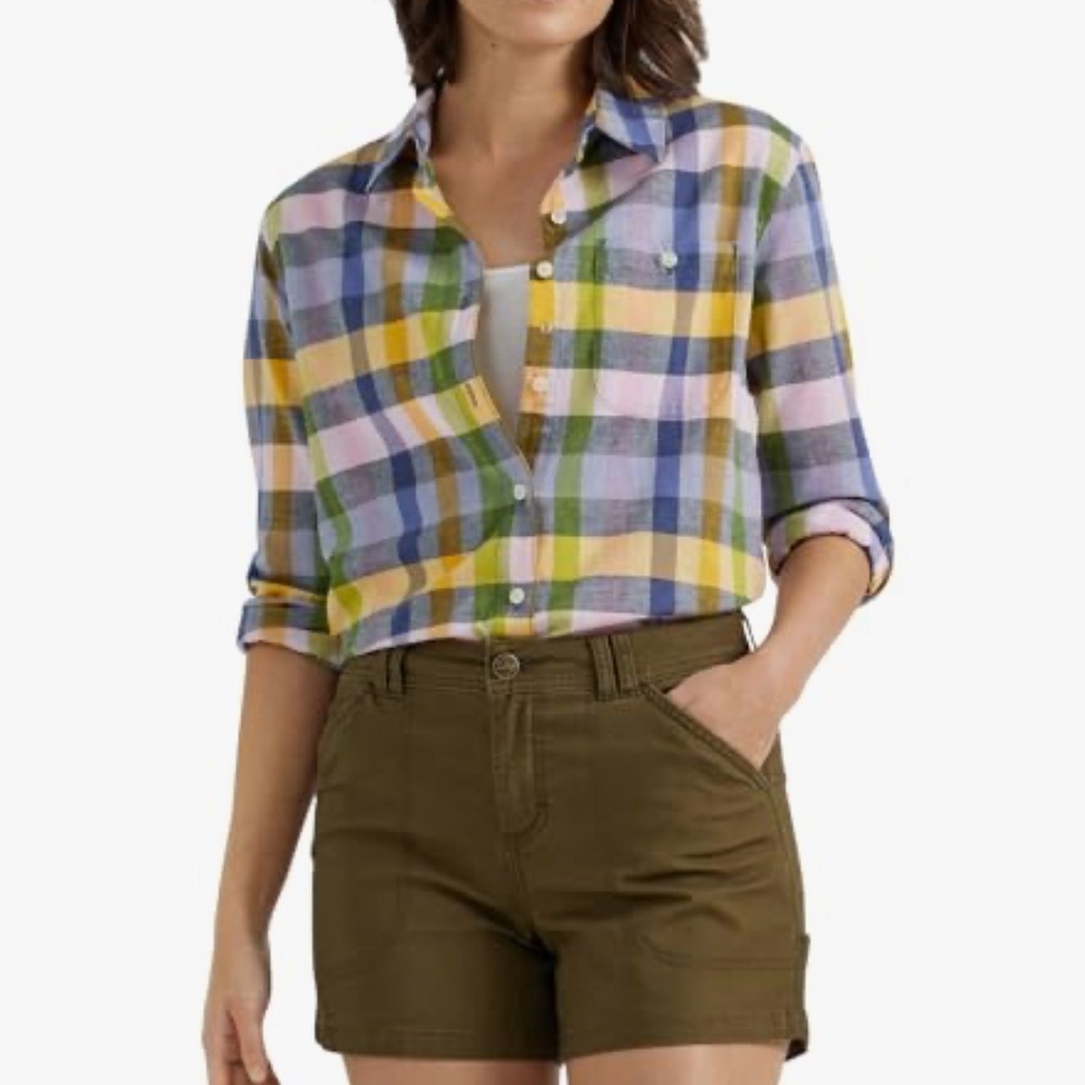Lee womens Legendary Long Sleeve All Purpose Button Down Shirt Button Down Shirt
